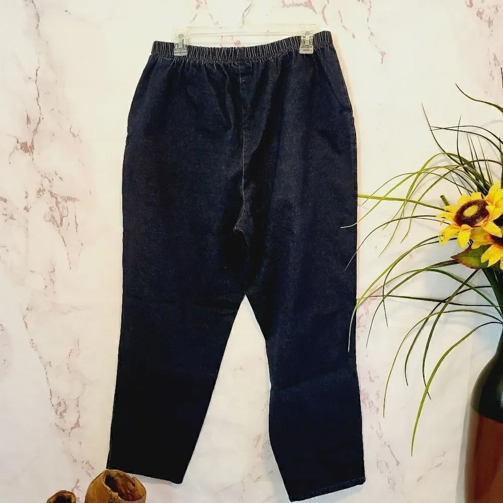 Denim & Company pull on denim jeans